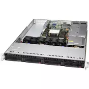 Supermicro CSE-815TQC4-R504WB3 Black SC815 WIO CSE w/Redundant 500W (new 24 pin PDB),R