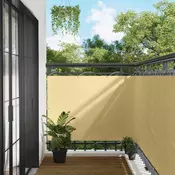 vidaXL vidaXL Balconska mreža Peščena 110 x 600 cm Oxford tkanina, (5000222575)