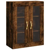 MAISON CHIC Stenska omarica - Zidna omarica dimljen hrast 69,5x34x90 cm iu854, (22063126)