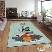 Conceptum Hypnose Tepih sa novogodišnjim motivima Asr-Crpt-11, Pravougaoni, 140x220 cm, Šareni