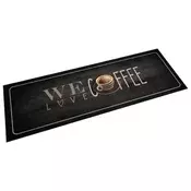 Vidaxl vidaXL Kuhinjska preproga v barvi kavne barve, 60x180 cm, žamet
