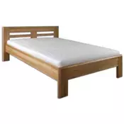 Drewmax Masivni hrastov krevet 160x200 LK211, prirodni hrast