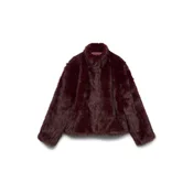 VERO MODA Zimska jakna VMMONROE vinsko rdeča
