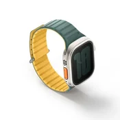 UNIQ Magnetski remen za Apple Watch Revix Evo, zeleno-žuti