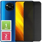 shumee Kaljeno steklo proti vohunjenju za Poco X3 NFC AntiSpy zaščitno