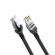 INF Gigabit Cat6 CCA UTP Ethernet kabel 2 kosa — 1000Mbps 250MHz RJ45 Black 10 m, (5000278542)