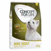 2 x 12 kg/4 kg/1,5 kg Concept for Life za pse po posebni ceni! - Mini Adult (2 x 4 kg)