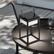 Namizna svetilka Lucande LED Tilena, kotna, črna, z možnostjo zatemnitve - Sodobni - peščena črna, bela - Aluminij