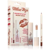 Killer Lips Pucker Up Lip Kit set za ustnice za ženske Brown Sugar