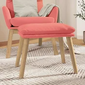 vidaXL vidaXL Stolček za noge roza 45x29,5x35 cm žamet, (20983609)