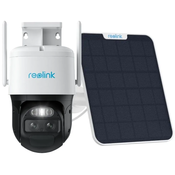Reolink TrackMix + PTZ zunanja nadzorna baterijska kamera z baterijo s samodejnim sledenjem, 6-kratnim hibridnim zoomom + solarnim panelom