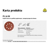 KLINGSPOR K.RĄŻEK 125 PS18EK 50 kosov. 40 LUKENJ GLS5.
