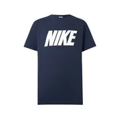 Nike Sportswear Majica Club mornarska / bela