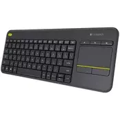 LOGITECH K400 Plus Wireless Touch US engleski crno