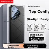 Divi Maska za mobilni telefon Huawei Pura 70 Pro / Huawei P70 Pro+, Crna