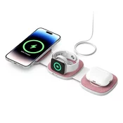MISURA MH06 Foldable wireless magnetic charger - ROSE