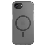 AVIZAR MagSafe etui za iPhone 17e z okrepljeni robovi, Prozorna črna, (5000275006)
