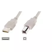 Kabl USB A/B 2.0 M/M 2m HiQ