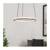 Eglo 901824 - LED prigušiva luster na sajli MEZZOMONTE 2xLED/20W/230V bež + daljinski upravljac
