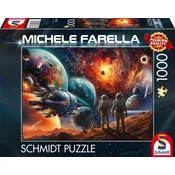 Schmidt Puzzle Cosmic colors: Traveling through the cosmos 1000 kosov