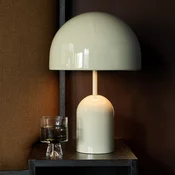 Tom Dixon LED namizna svetilka Bell, svetlo siva, višina 43 cm, z možnostjo - Dnevna soba/jedilnica - Dizajn - Kovina