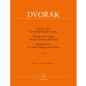 DVORAK:TERZETT C-DUR FOR TWO VIOLINS AND viola