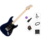 Fender Squier Sonic Stratocaster HSS MN Premium SET Midnight Blue Električna kitara