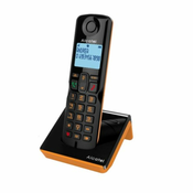 Alcatel S280 DECT telefon Identifikacija poziva Crno, Narančasto