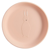 trixie silikonski krožnik mrs. rabbit
