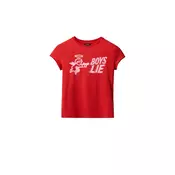 Desigual Majica Boys Lie  roza / rdeča