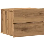 Vidaxl Stenska nočna omarica artisan hrast 40x32x30 cm
