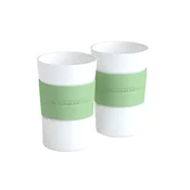 Moccamaster porcelanasta skodelica, 200 ml, set 2 kosov, zelena