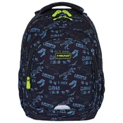 Ranac dacki anatomski 2zipa 1džep veci AB300 Tyrannosaurus 24.Head crno-sivi
