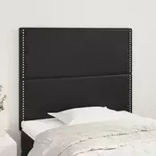 Uzglavlje crno 90x5x118/128 cm umjetna koža