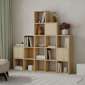 HANAH HOME Polica za knjige Paleo Sapphire Oak