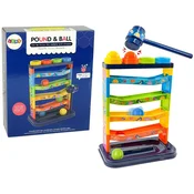 slomart LEAN TOYS Pisana zvočna kaskada za kroglice