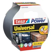 Ljepljiva traka, 50 mm x 10 m, TESA Extra Power, srebrna 56348-00000-15
