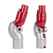 shumee Adapter kštowy do odkurzacza Dyson V7 V8 V10 V11 V15 | Regulacja 90° | Do sprzštania pod meblami | Zamiennik OEM | Czerwono-srebrny