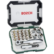 Bosch 27-delni set bitova sa cegrtaljkom i rucnim zavrtacem 2607017331