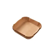Papirnati vložek za cvrtnik KAFP-2020 100 kosov 20x20 cm rjave barve