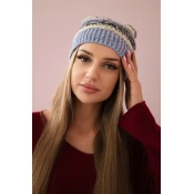 marka niezdefiniowana Cap with fleece Patrycja K254 yellow + black