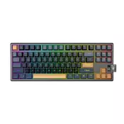 Jedel Tastatura mehanicka - triple mode (bluetooth, wireless, wired) wkl-102 crna ( IT1161 )