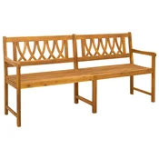 Zunanja klop Naravna 180 x 55,5 x 90 cm Masiven les akacije