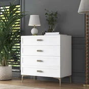 Hanah Home komoda BE121, 85,6 cm, bela