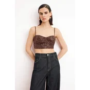 Trendyol Milla Ženska bluza Tprss26Bz00014, Braon