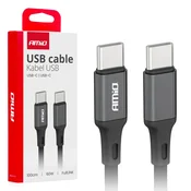 slomart AMiO USB-C - USB-C kabel, 60W, 100 cm