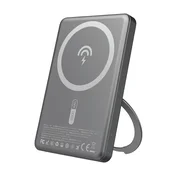 DUDAO Prenosna baterija z MagSafe in stojalom 20W PD 5000mAh - siva