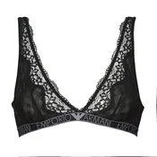 Emporio Armani VICHY MESH LACE Crna