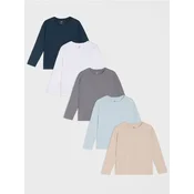 Sinsay - Pamucne majice 5 pack - mornarsko