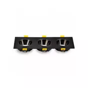 BBLINK ROZETNA JM-1012 3*GU10 CRNA/CRNA